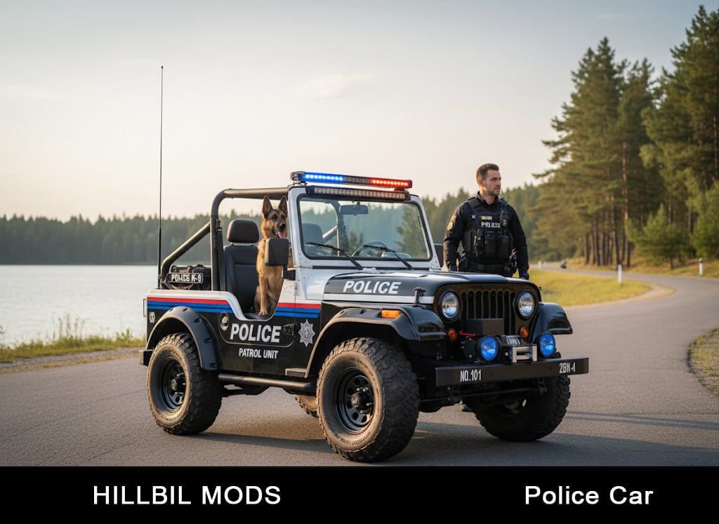 Hillbil Mod Police Car